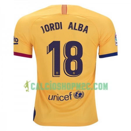 Barcellona Jordi Alba 18 Maglia Trasferta 2019/2020 Manica Corta 